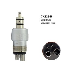 COXO Dental Handpiece Quick Coupling Coupler Swivel 4 Hole 6 Pin KaVo NSK Sirona