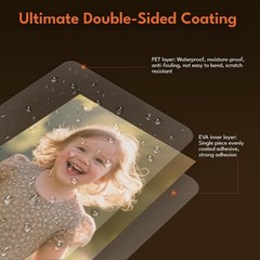 Uinkit Thermal Laminating 120 Pouches 3.5 Mil 4.3 x 6.3 Inch Smooth Gloss Finish