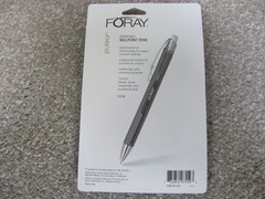 Foray Pulsar Advanced Ink Ballpoint Pens 0.8 mm Medium Assorted Inks, 6 Count