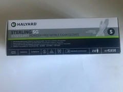 250 Count Box – Halyard Nitrile Exam Gloves Size Small 3.5 Mil Exp. 2026