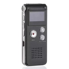 Portable Digital Voice Recorder MP3 WAV Playback USB Rechargeable Recorder
