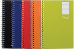 STAPLES Memo Pads 4-Inch X 6-Inch College Assorted 50 Sh./Pad 5 Pads/Pk