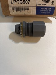 1 Arlington LPCG507 1/2” Strain Relief Cord Connector Non-Metallic Liquid-Tight