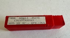 5/8″ Countersink 82 degrees single flute 3/8 shank