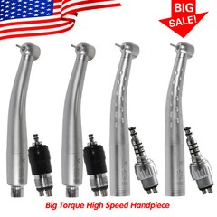 USA Dental Handpiece High Speed Air Turbine + 4 Hole quick Coupler Fit NSK/KaV