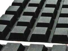3/4″ Square Pyramid Peel & Stick Silicone Rubber Feet for Speakers & Studio Gear