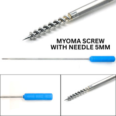 Laparoscopic Myoma Screw With Needle 5mmx330mm Surgical Instruments CE Approved