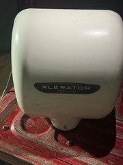 Xlerator White steel Excel XL-BW-ECO Hand Dryer (Untested)