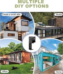 Shipping Container Roof Brackets Fit for 20 FT Shipping Containers | Wood Truss
