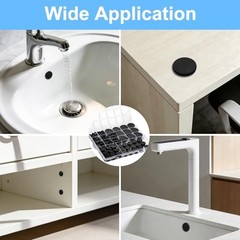 125Pcs Rubber Plugs for Round Holes, Durable and Long Service Life, 8 Sizes Hole