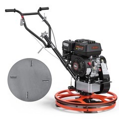 VEVOR Power Trowel 24″ Gas Concrete Finisher w/ Float Pan 5.5HP Kohler Engine