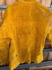 Tillman 3280XL Heavyweight Leather Welding Jacket XL 30” Cowhide Linweld New