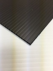 (2 pcs) 4mm Black 12″ x 12″ Corrugated Plastic Coroplast Sheets Sign