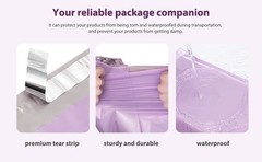 Poly Mailers 12×15.5″ 50Pcs,Shipping Bags For Clothing,Light Purple | Strong