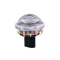United Pacific 39995B 4 LED Rounded License Light, 1 ½” Diameter, Steel
