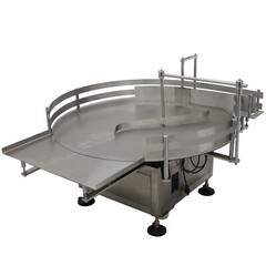 Bottles Accumulation Table39.3″ Dia. Bottle Turn Rotary Sorter w/Wheel 30.7″ H