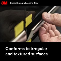 3M Automotive Super Strength Molding Tape, Double-Sided Adhesive, 1/2″ x 5 ft, 1