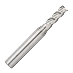 1/4″ CNC Solid Carbide Bit 3 Flute End Mill Square End for Aluminum Cutting
