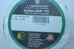 Hardcast ALUMA-GRIP AFT-701 Rolled MASTIC SEALANT SILVER FOIL 3″ X 50′ NEW