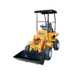 Agrotk KRW23 Wheel Loader 0.8 Ton Mini Skid Steer 23 HP RATO Gas Engine Compact