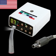 Contra Angle 1:5 Fiber Optic / Dental Electric Motor LED Handpiece High Speed