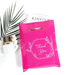 Choice Marts Merchandise Bags 100 Pink Color 9″x12″ Size 1.5Mil Thick Glossy …