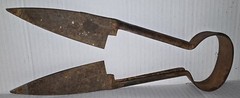 Antique Sheep Shears Wool Garden Steel Metal Hand Tool Farm Rusty Decor