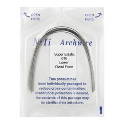 100pcs Dental Orthodontic Arch Wires Niti Rectangular Round Arcos de Ortodoncia
