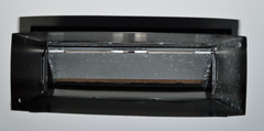 NuVent NXW301BL 3-1/4″X 10″ Black Metal Wall Cap Vent w/Spring Controlled Damper