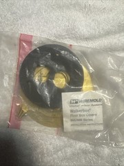 Wiremold #895 Floor Outlet Cover Plate ~ 2 Flip Lids Factory Sealed Brass Walker