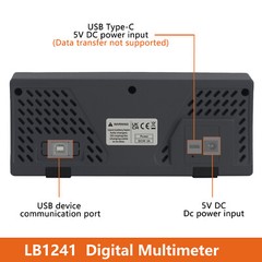 Labloot 4 1/2 Digits LB1241 Bench-type Digital Multimeter True RMS 55000 Counts