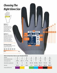 Portwest A665 VHR Advanced Cut Protective Glove with Nitrile Foam Palm Grip ANSI
