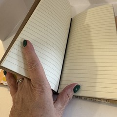 Junk Journal Handmade Travel Size With Blank Calendar And Lined Journal Vintage
