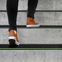 4″ X 33FT anti Slip Tape with Glow in the Dark Stripe,Premium Grip Tape Non Slip
