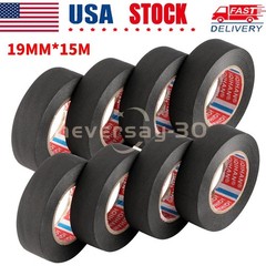 8 Rolls Cloth Tape Wire Electrical Wiring Harness Car Auto SUV truck 19mm*15m US