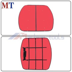 Tractor and Mowers Umbrella 52″ X 52″ Red Canopy For ROPS 2″ x 2″ or 2″ x 3″