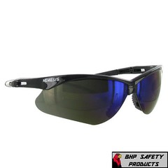 KLEENGUARD NEMESIS SAFETY GLASSES BLUE MIRROR LENS SUNGLASSES 14481 (2 PAIR)