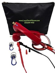 Loop Check Phone Set Electrician Toner Continuity Cable Tracer Ringer JE001