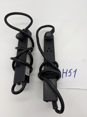 2x Power Strip Surge Protector Multiple Outlets Corded H51