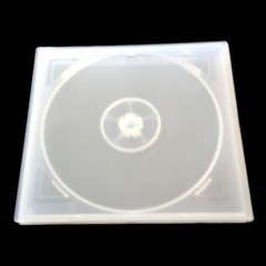 Lot of 10 Used Standard-Size, Soft Rugged Plastic Empty CD / DVD Cases