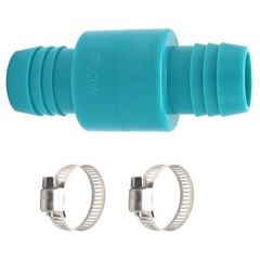 1 1/8 inch Check Valve, Marine Boat Bilge Pump Hose in-line one Small, Green