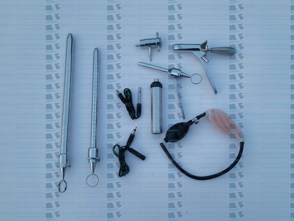 Sigmoidoscope Set & Proctoscope Anoscope & Tube Obturator Surgical Sigmoidoscopy