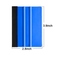 12 Pcs Car Felt Edge Squeegee Kits 4 Inch Squeegee Vinyl Scraper Tool Plastic Ca