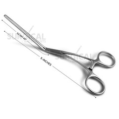 DeBAKEY Bulldog Clamp Forceps 4.50″ (11.5cm) Angled 45° Surgical German Grade