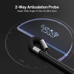 Teslong Automotive Inspection Camera 8.5MM Borescope Articulating Endoscope 32GB