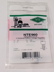 (6) NTE-960 Anti-Stat Integrated Circuit, 3-Terminal Positive Voltage Regulators