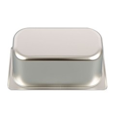 6 Pack 6″ Deep Hotel Pans Steam Table Pan Stainless Steel 1/3 Size with Lid
