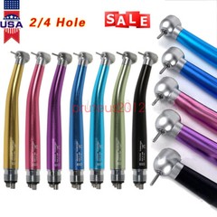 Yabangbang Dental High Speed Handpiece Turbine Push Button 4 Holes USA