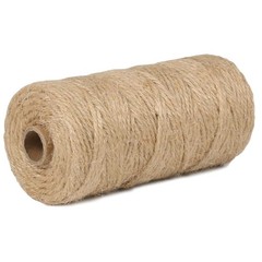 PerkHomy Jute Twine String 3mm 328Ft Natural 328 Feet (100M), (1/8 In)