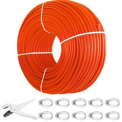 VEVOR 1/2″x1000ft Pex Tubing Oxygen Barrier Red Pex-B Pipe Radiant Floor Heat